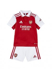 Arsenal Babyklær Hjemme Fotballdrakt til barn 2022-23 Korte ermer (+ Korte bukser)